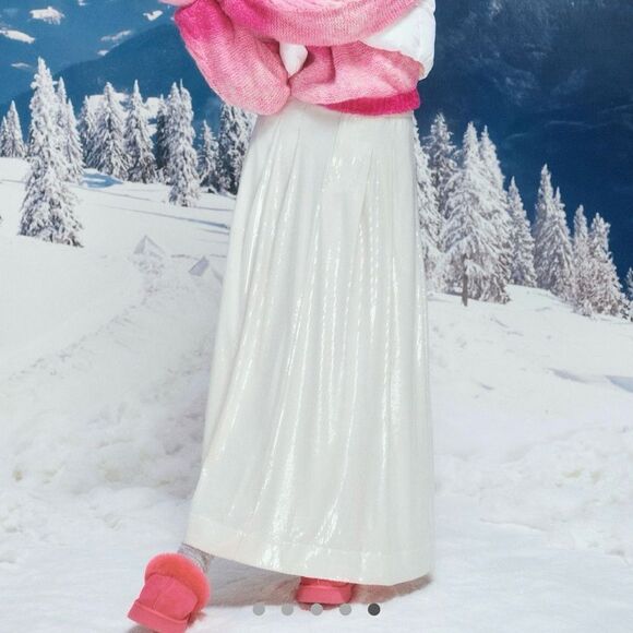 Anthropologie | The Avery Pleated Maxi Skirt by Maeve: Sequin Edition | Size: 6 - Picture 4 of 5